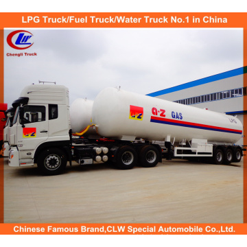 Heavy Duty 3 Axles LPG Gas Tanker Semi Trailer 25mt for Sale